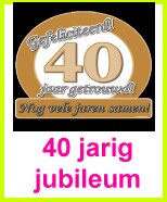 40 jarig jubileum