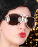 elvis bril zilver