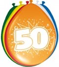 8 ballonnen 50 jaar