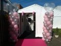 ballon pilaar 2m. met hart topballon