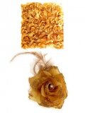 bloemetje met speld goud