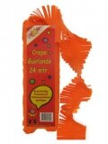 crepe guirlander oranje 24 m.