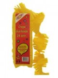 crepe guirlander geel 24 m.