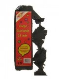 crepe guirlander zwart 24 m.