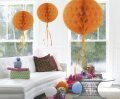 decoratie bal oranje 30 cm.