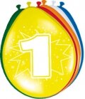 8 ballonnen 1 jaar