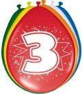 8 ballonnen 3 jaar