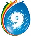 8 ballonnen 9 jaar